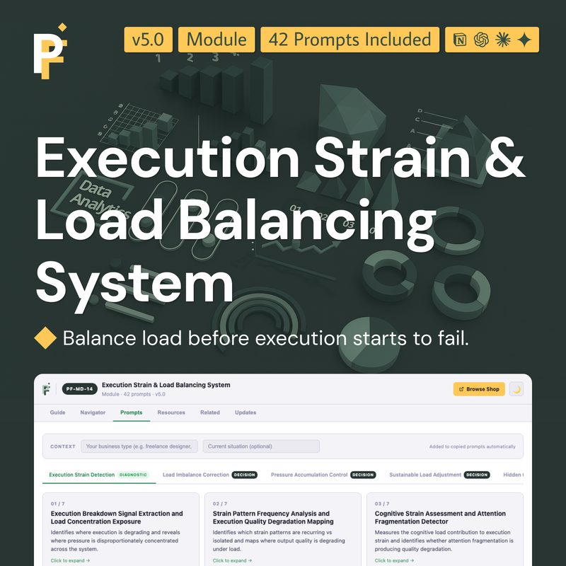 Execution Strain and Load Balancing Prompts for Capacity Control