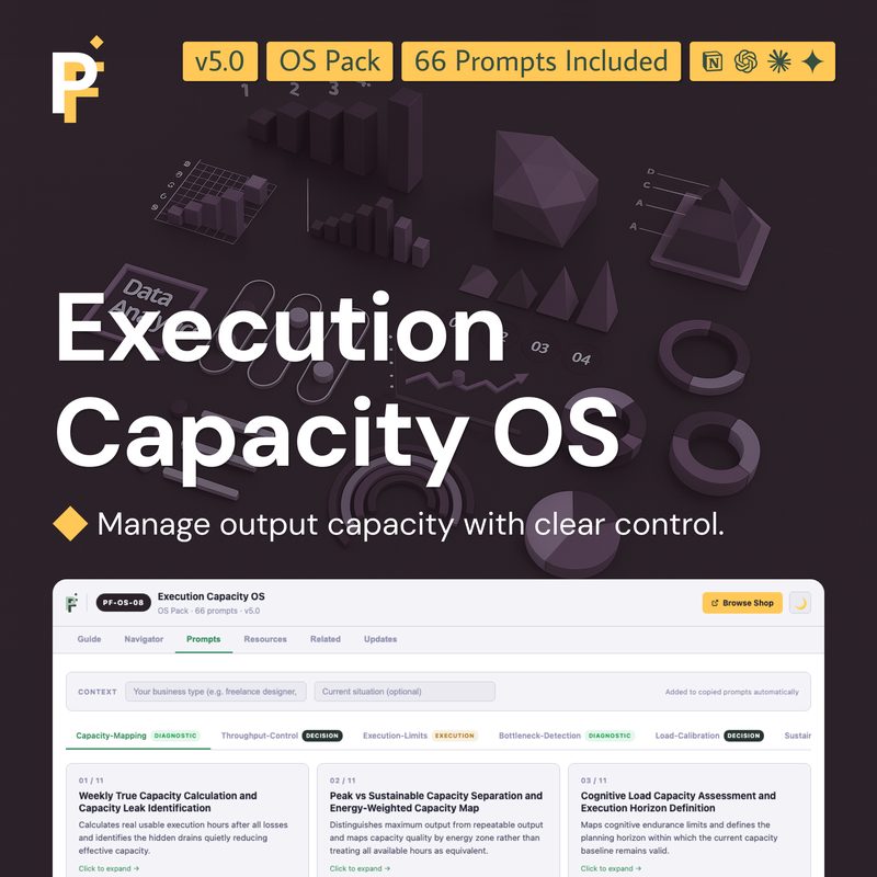 Execution Capacity Prompts for Throughput Control and Output Stability