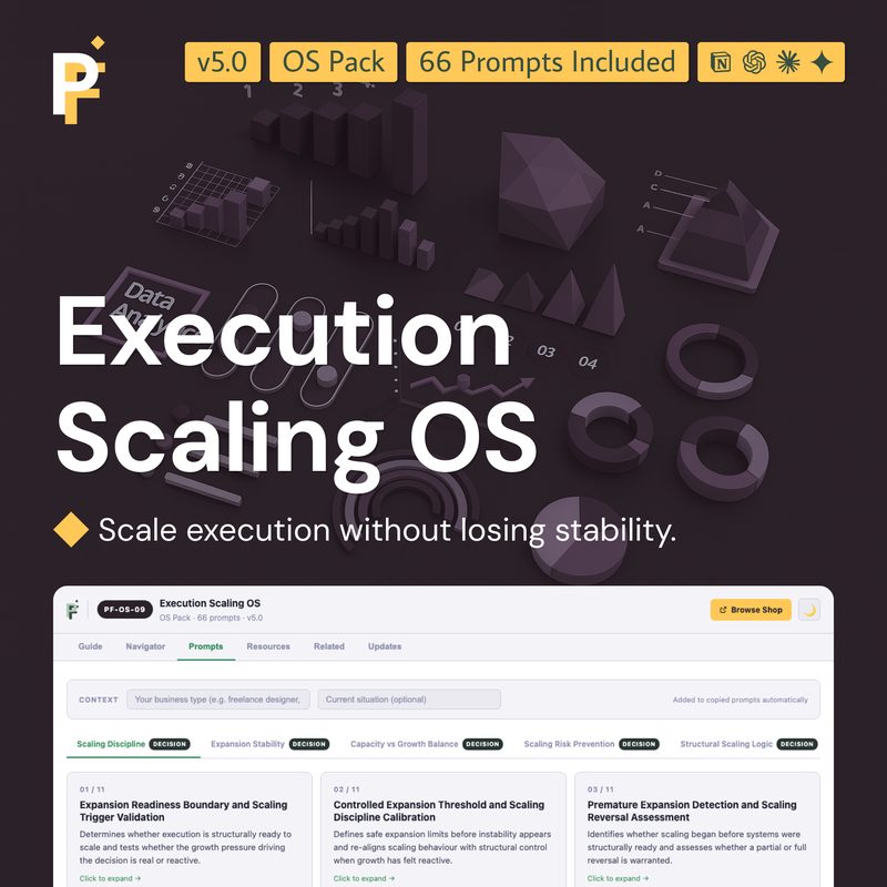 Execution Scaling Prompts for Controlled Growth and Operational Stability