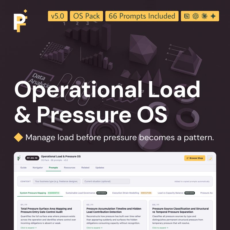 Operational Load Prompts for Load Management and Execution Control