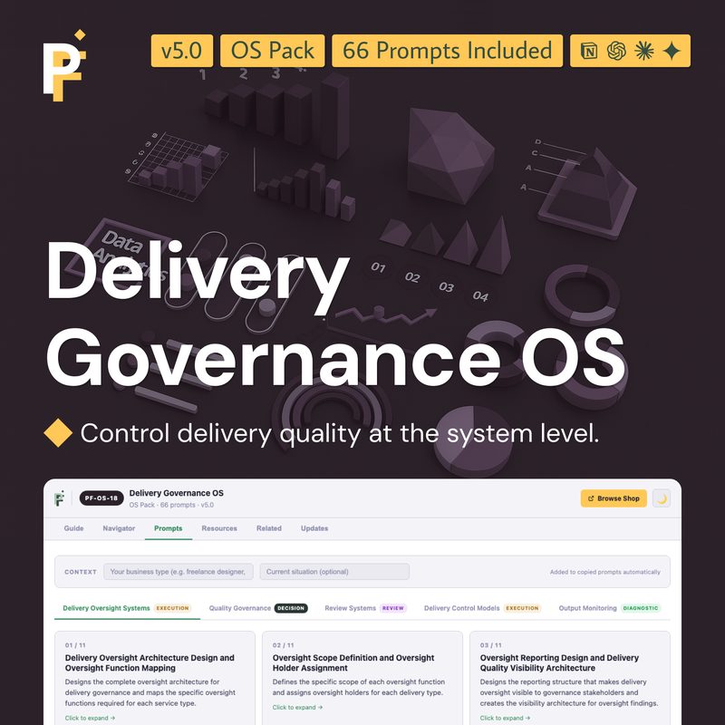 Delivery Governance Prompts for Service Quality and Oversight Control
