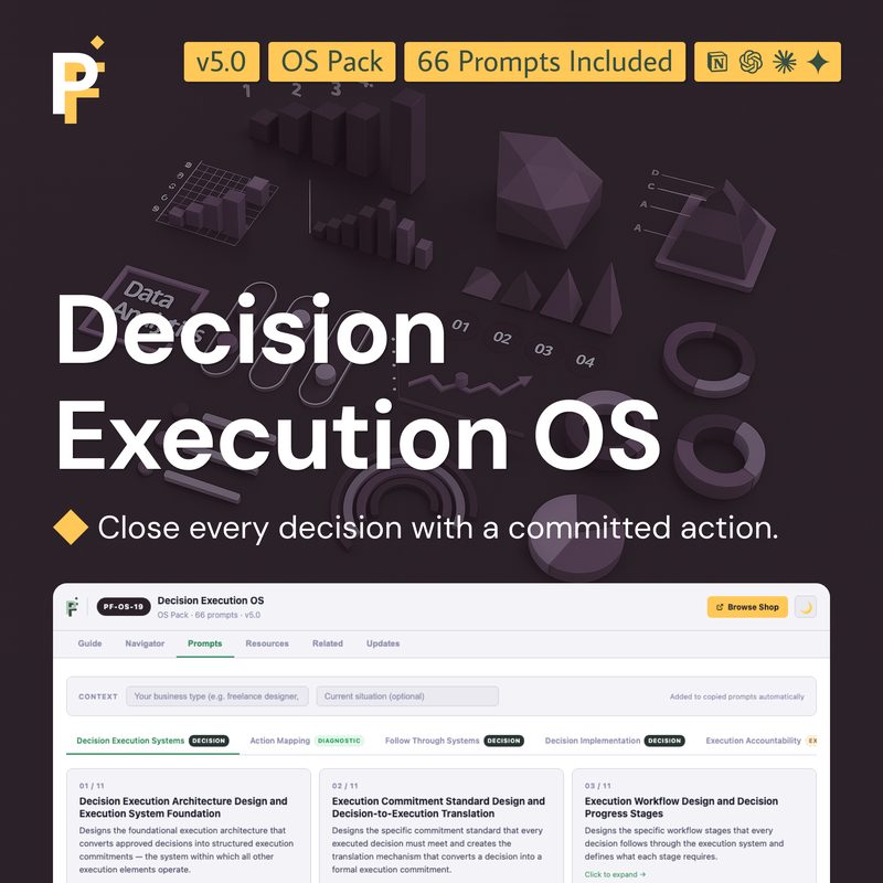Decision Execution Prompts for Commitment and Follow-Through Governance