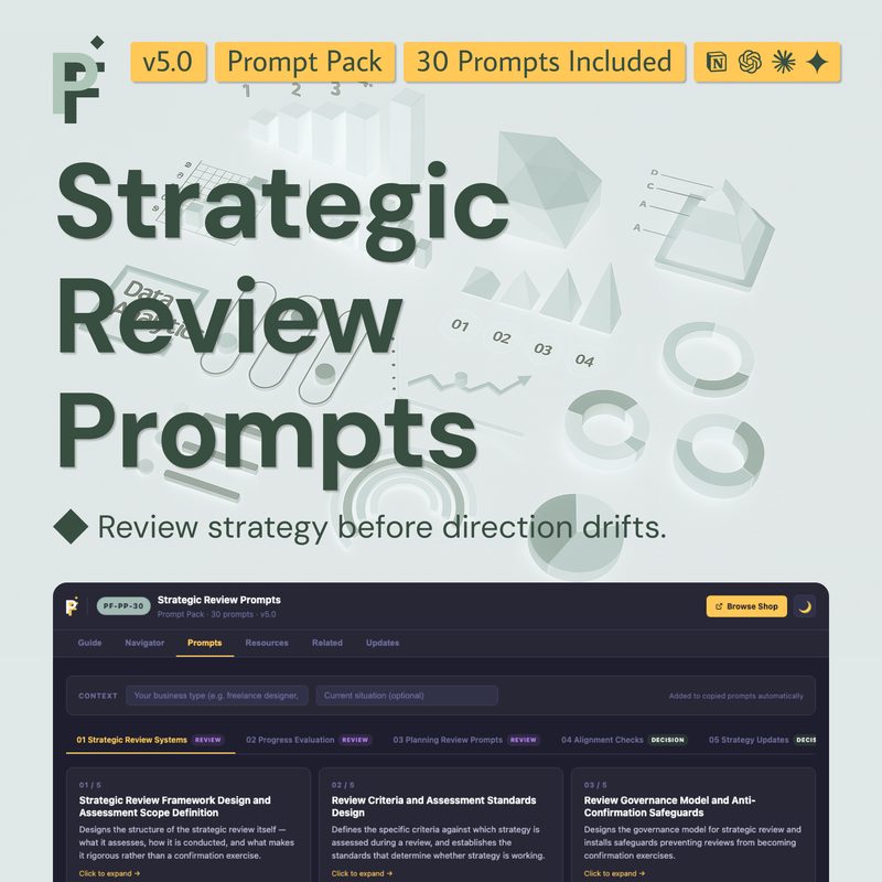 Strategic Review Prompts for Assessing Direction and Planning Accuracy