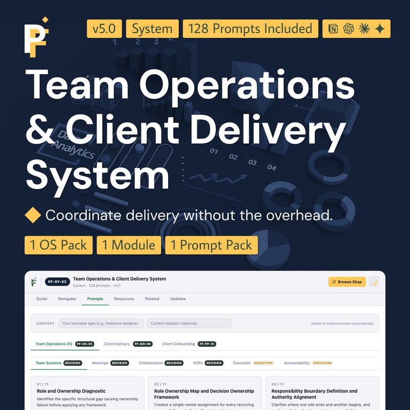 Team Coordination Prompts for Reliable Service Execution and Delivery
