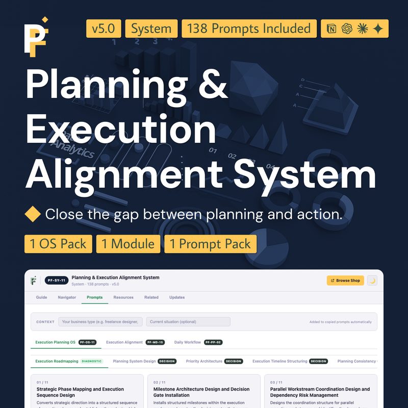 Strategy Execution Prompts for Planning-to-Action Control and Alignment